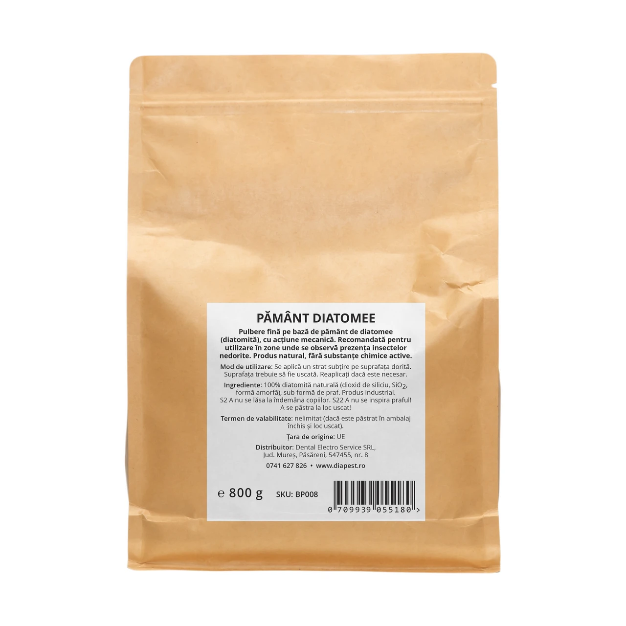 Pământ diatomee, 800 g