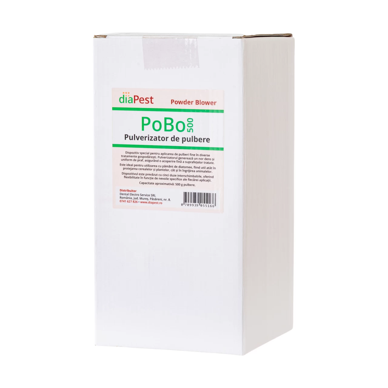 Pulverizator manual de pulbere, PoBo 500